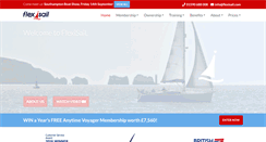 Desktop Screenshot of flexisail.com